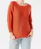 Feinstrickpullover rot