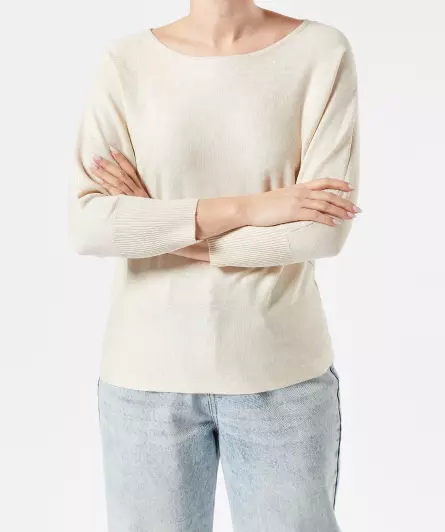 Sweter z cienkiej dzianiny