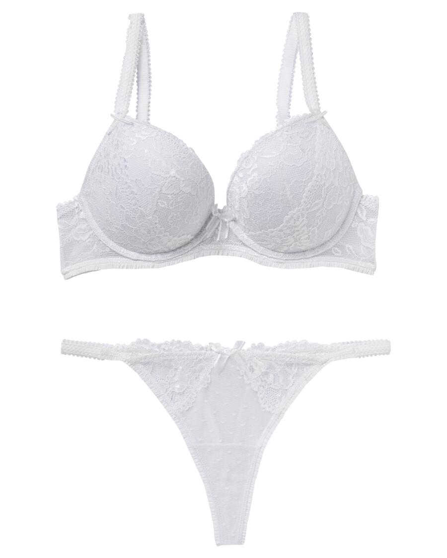 Biustonosz push-up + stringi Janina, zestaw 2- częściowy