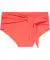 Bikinislip met hoge taille koraal
