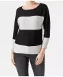 Sweter z cienkiej dzianiny w paski