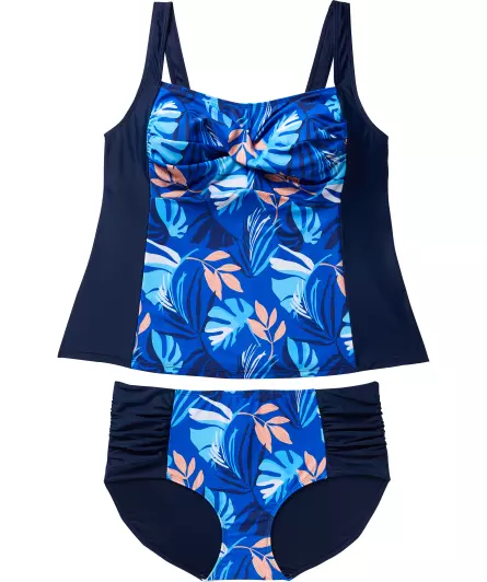 Gebloemde tankini