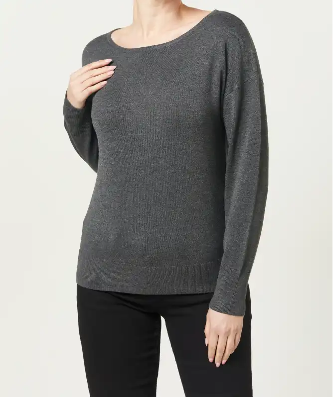 Schlichter Pullover