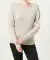 Schlichter Pullover Beige melange