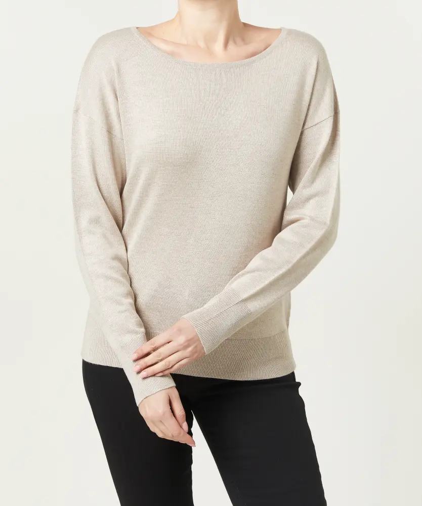 Damen Pullover Kik Winterpullover Schlichter Pullover, Janina