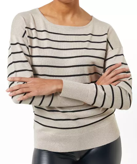 Pullover mit Streifen