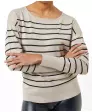 Pullover mit Streifen
