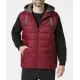Gewatteerde bodywarmer met capuchon