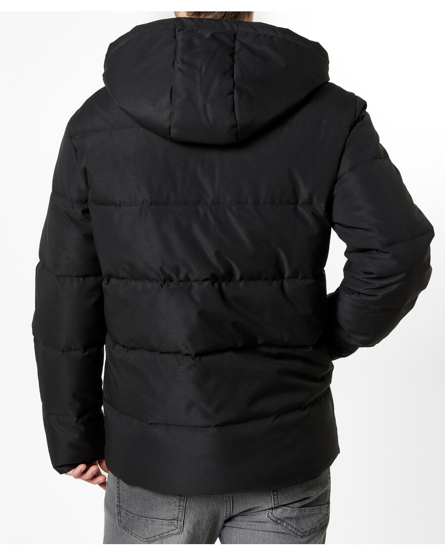 kiku☆ Pikowana kurtka outdoorowa, Identic, czarny | Tanie w KiK