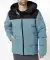 Gesteppte Outdoorjacke schwarz/petrol
