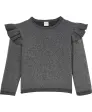 Gebreide trui met glittergaren