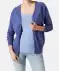 Strickjacke mit V-Ausschnitt dunkelblau