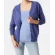 Strickjacke mit V-Ausschnitt