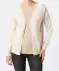 Strickjacke mit V-Ausschnitt Beige melange