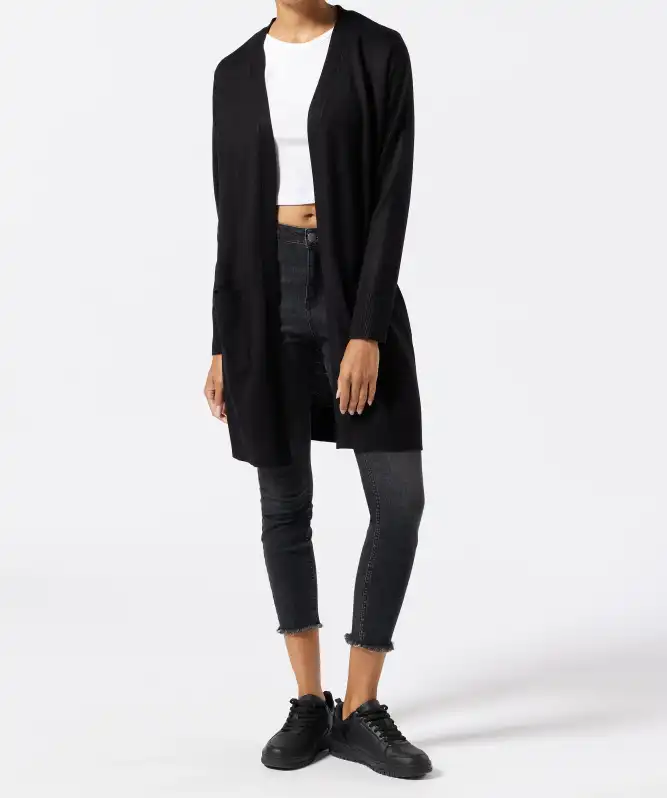 Schlichter Longcardigan