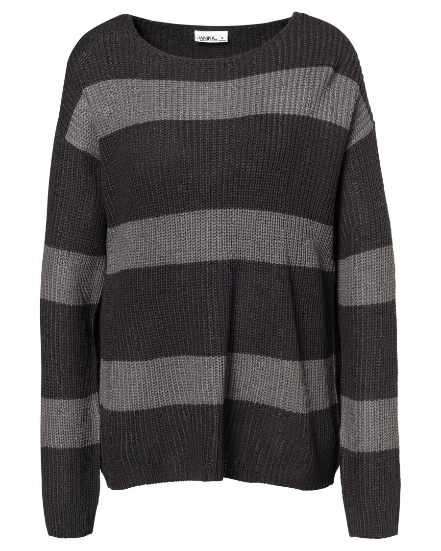Schwarz Weiß Gestreifter Pullover Schwarz Grau Gestreift Armor Lux