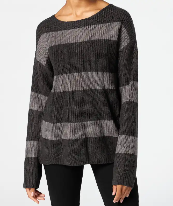 Gestreifter Strickpullover
