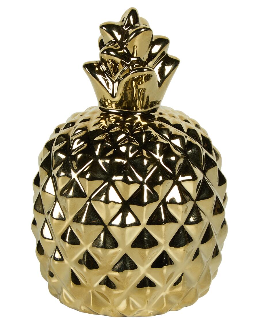 Goldfarbene Deko-Ananas gold