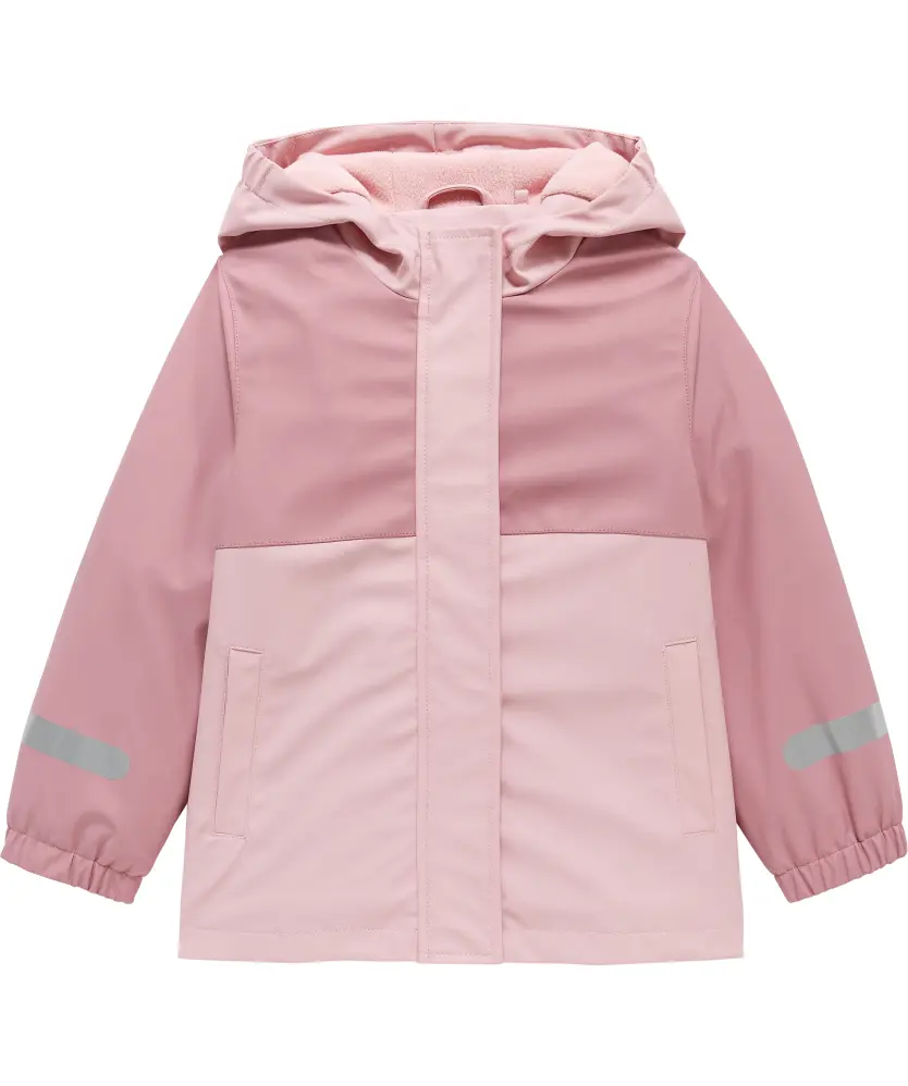 WAWSAM Regenjas voor meisjes, lichte kinderregenjas, waterdichte regenponcho met capuchon, regenboog, 3-5 Jaren