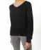 Schlichter Strickpullover schwarz