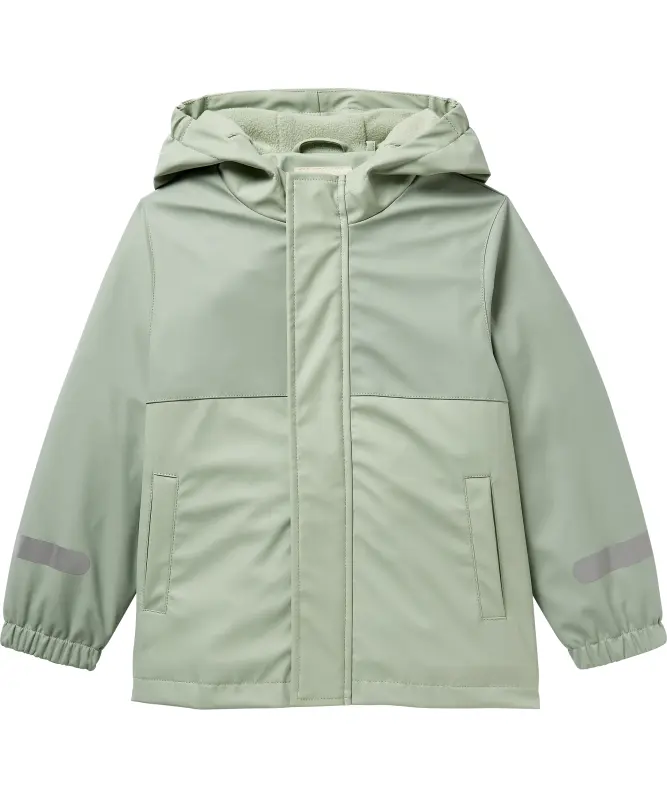 Regenjas met fleece aan de binnenkant