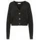 Strickjacke mit V-Ausschnitt