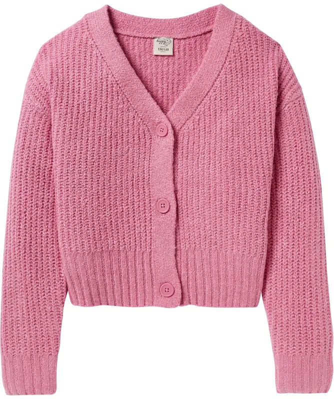 Strickjacke in Rosa