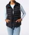 Bodywarmer met opstaande kraag zwart