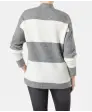 Feinstrickpullover mit Blockstreifen