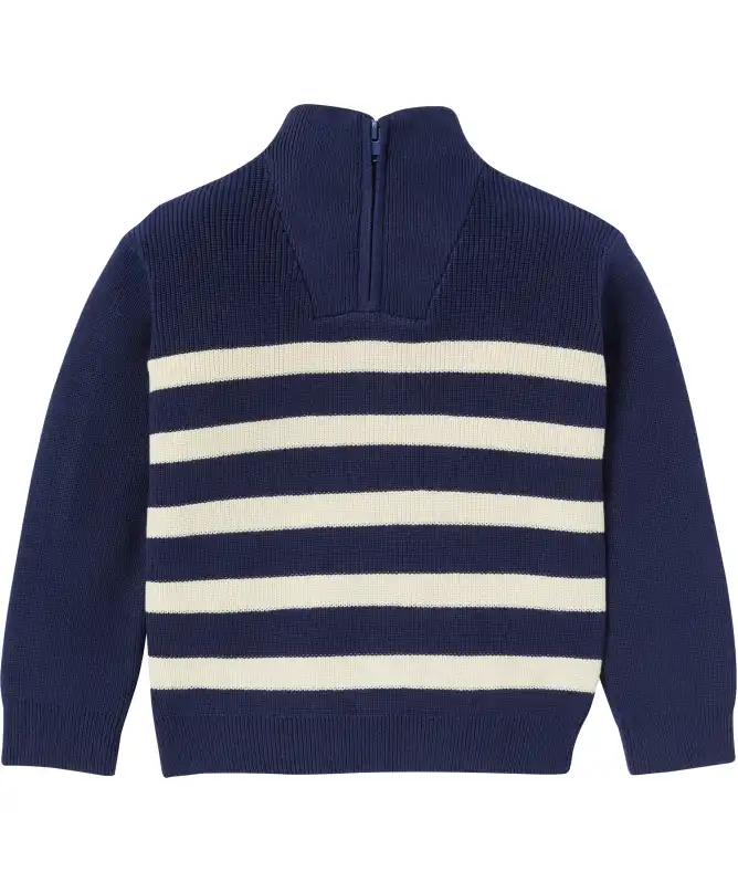 Strickpullover mit Stehkragen