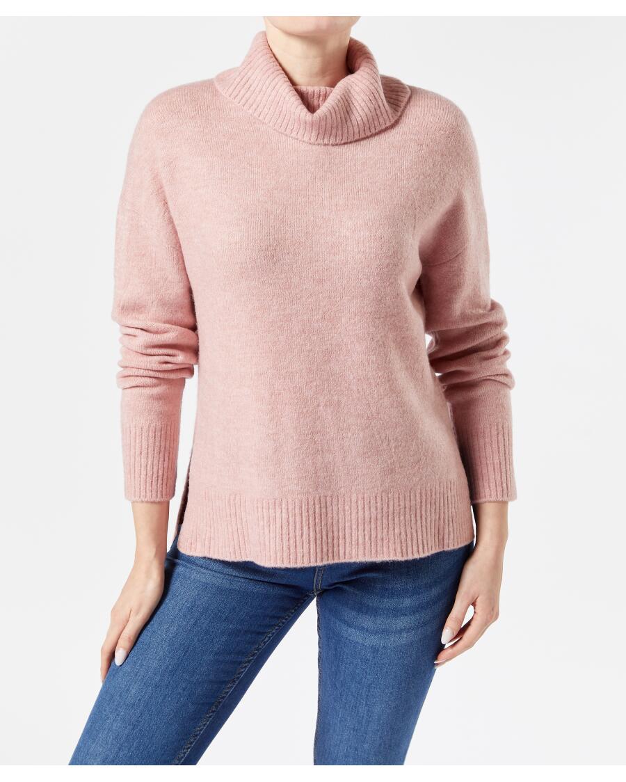 Strickpullover dunkelrosa