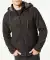 Strickjacke mit Teddyfutter anthrazit melange