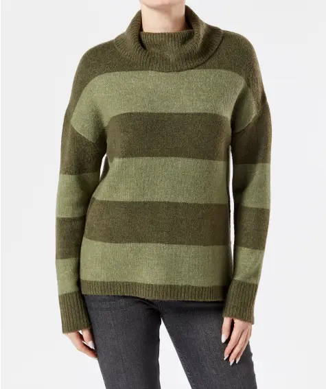 Strickpullover mit Rollkragen