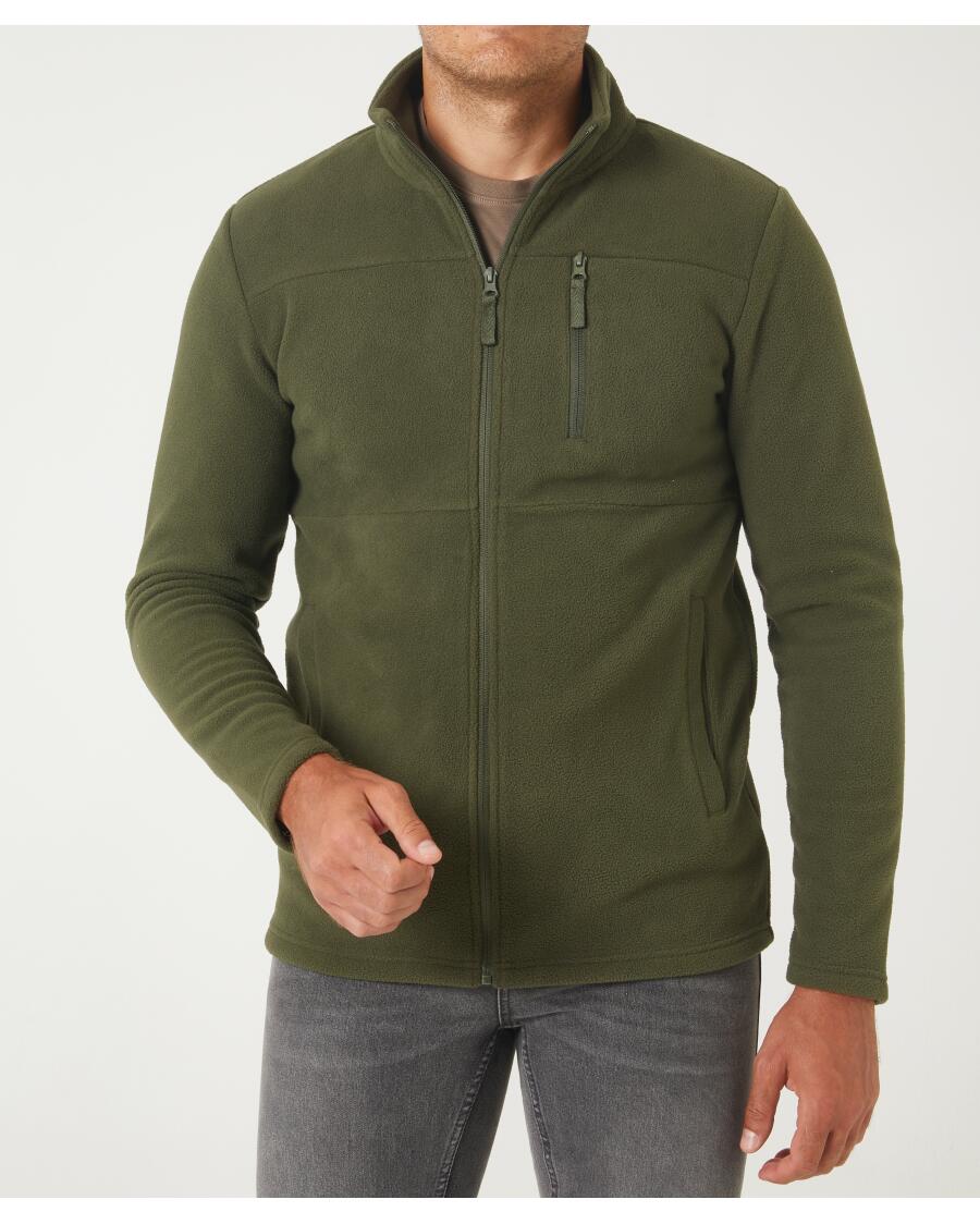 Fleecejacke Khaki