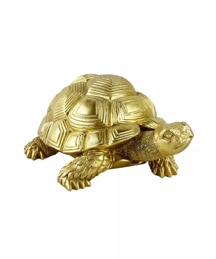 Goudkleurige Schildpad Decoratie
