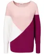 Strickpullover mit Colour-Blocking