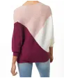 Strickpullover mit Colour-Blocking