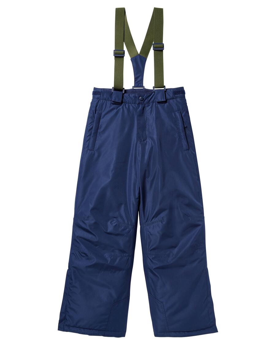 Skihose mit weitenverstellbarem Bund dunkelblau