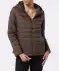 Steppjacke mit Seitentaschen braun