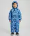 Gemusterter Skianzug blau