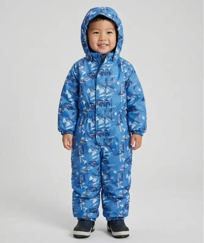 Gemusterter Skianzug