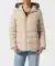 Wintersteppjacke hellbraun