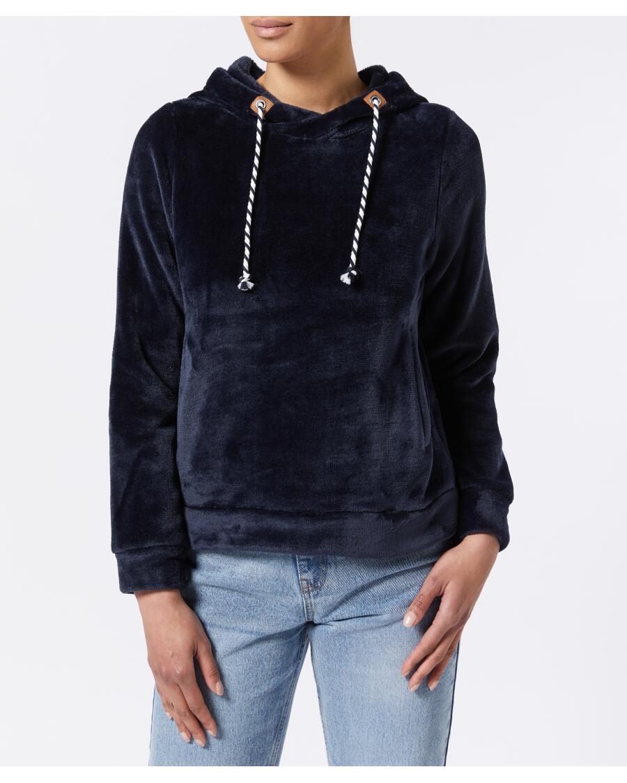 Kuscheliger Fleecepullover dunkelblau