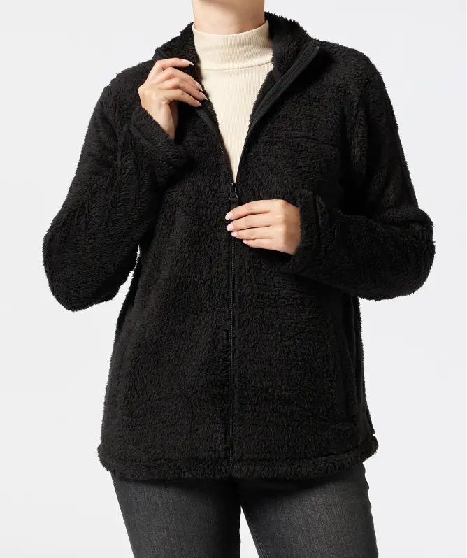 Kurtka polarowa z kapturem, Janina, nadruk z zebrą | Tanie w KiK