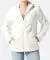 Fleecejacke in Teddyoptik offwhite