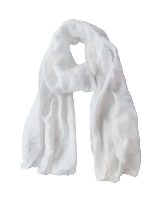 Écharpe transparente femme, blanc — KiK, produit allemand authentique au Maroc