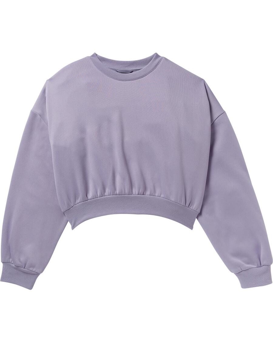 Sweatshirt in Flieder flieder