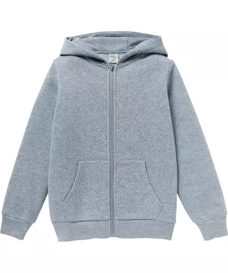 Sweatvest in gemêleerd