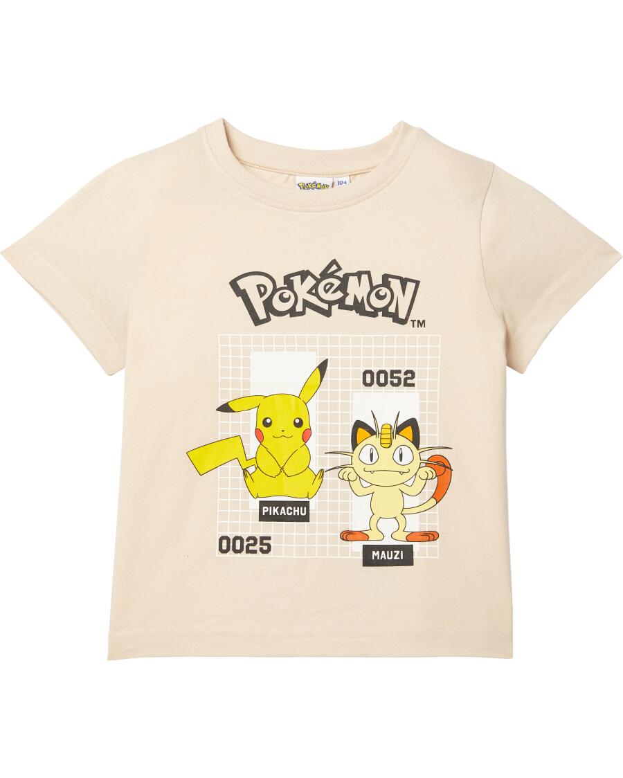 Pokémon T-Shirt Beige