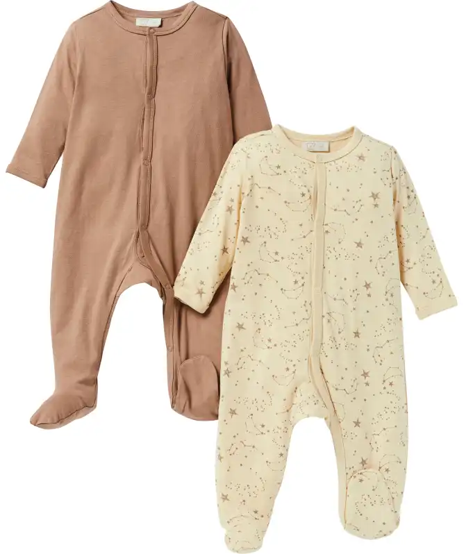 Newborn Schlafanzüge mit Knopfleiste